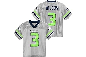 Russell Wilson Seattle Seahawks #3 Gray Kids Youth Inverted Player Jersey (8-20)