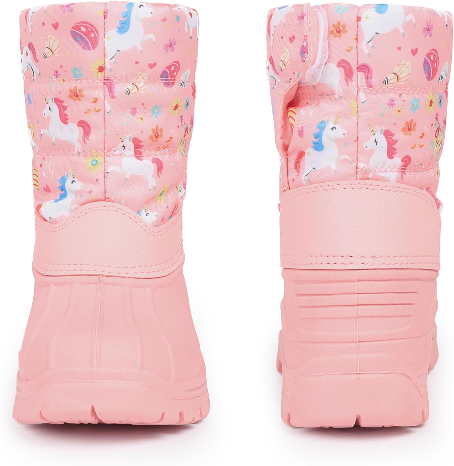 CIOR Kids Snow Boots Girls Boys Outdoor Boots Waterproof for Toddler Warm Boots with Fur Lined (Toddler/Little Kids) - Image 2