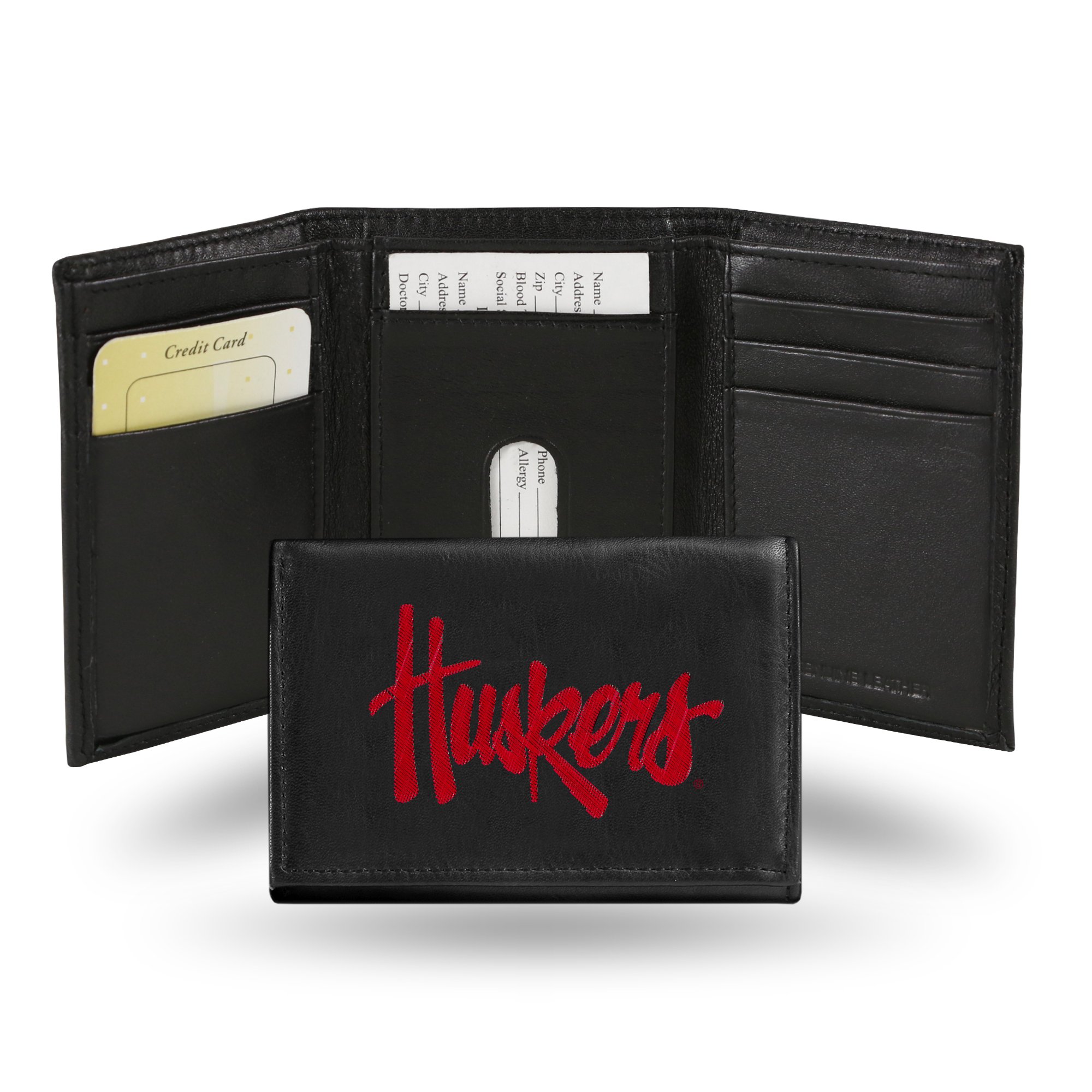 Nebraska Cornhuskers NCAA TriFold Wallet From Rico