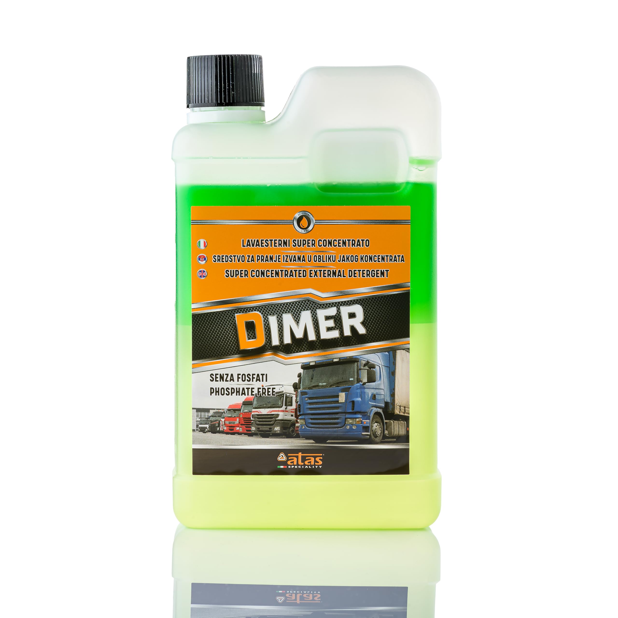 ATAS Dimer 900ml – Heavy-Duty All-Purpose Cleaner & Degreaser | Free Bottle Included | Ultra-Concentrated Industrial Strength for Grease, Oil, Grime on Engines, Tires, Tools & Machinery