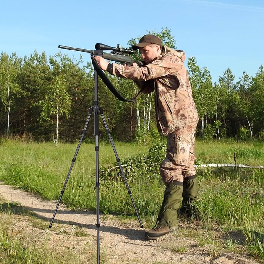 Amazon.com: Fooletu Aluminum Shooting Tripod - Rifle Rest