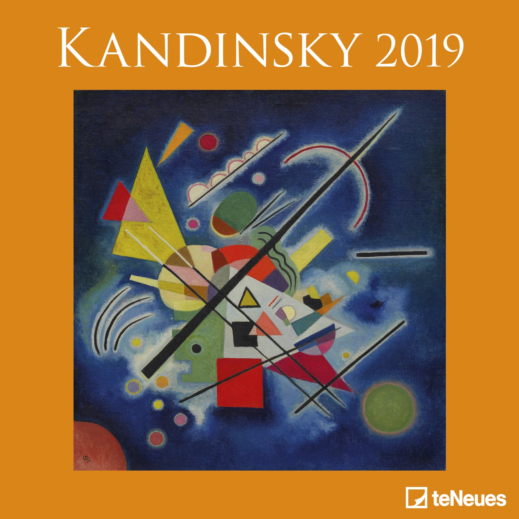 2019 Kandinsky Calender - teNeues Grid Calendar- Art Calender - 30 x 30 cm