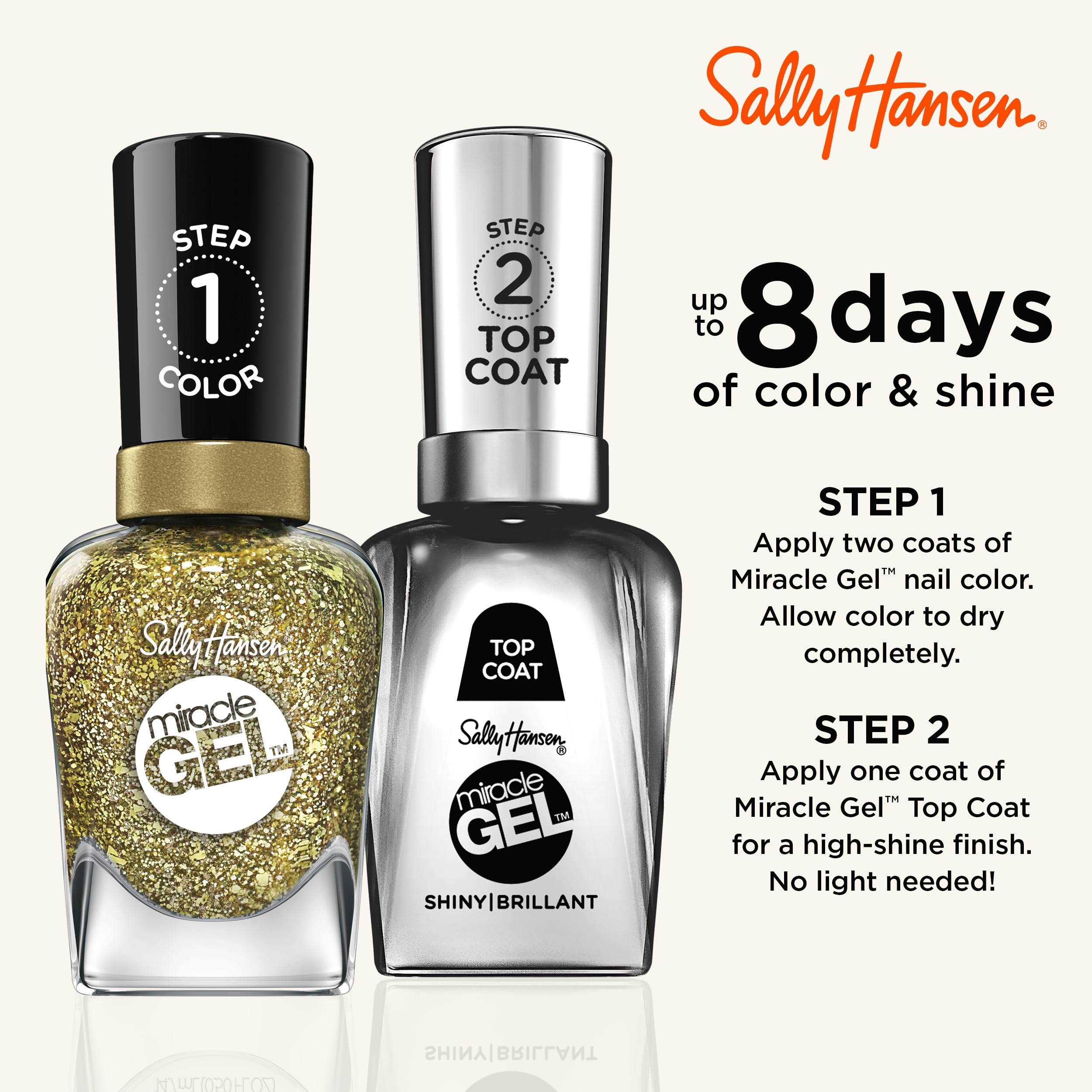 Amazon.com : Sally Hansen Miracle Gel Salon Quality Nail Polish