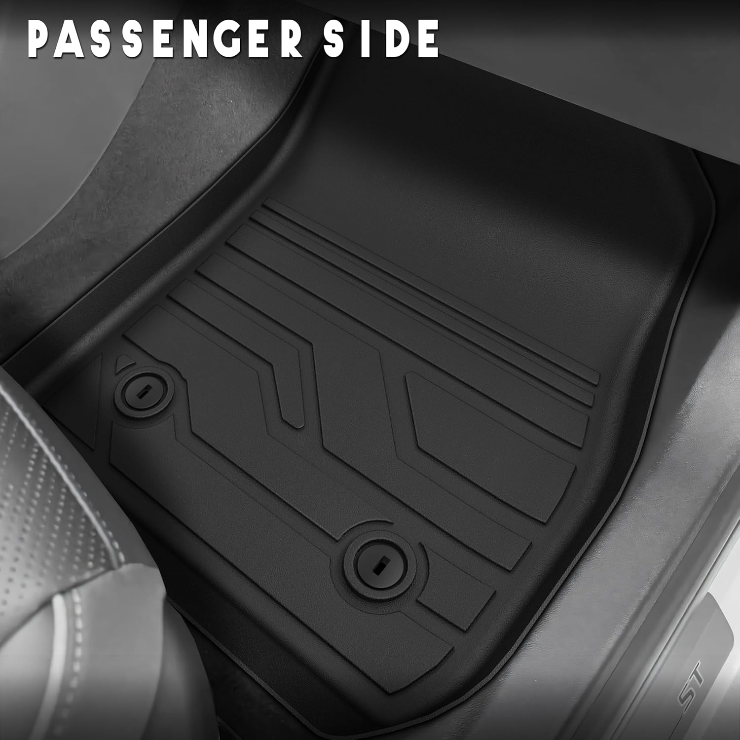 KARPAL Floor Mats for 2021-2025 2026 Buick Envision, All Weather TPE Protection Floor Liners Full Set Car Mats Accessories, Front & 2nd & Cargo Liner & Backseat Mat