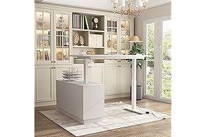 Homsee Electric Standing Desk with Storage - Optimize Your Workspace with Convenience and Versatility