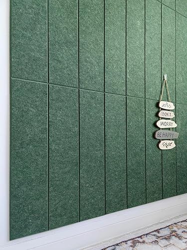 Miniatura 4 de Paneles de fieltro para decoración de interiores, paneles decorativos de pared blancos para dormitorio, sala de estar y oficina, despegar y pegar,