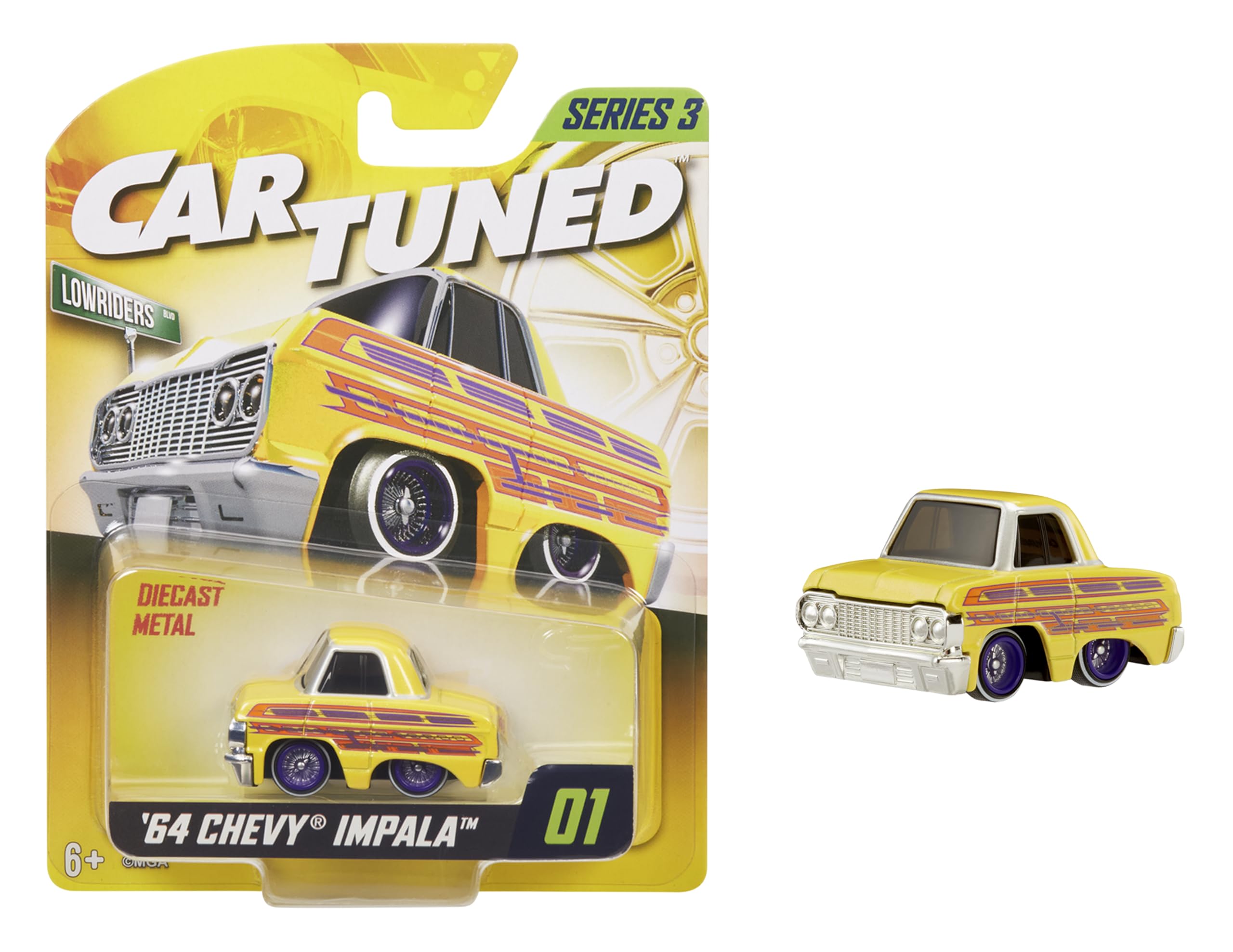 CarTuned™ Series 3 1964 Chevy Impala (Lowrider) - Yellow : Amazon