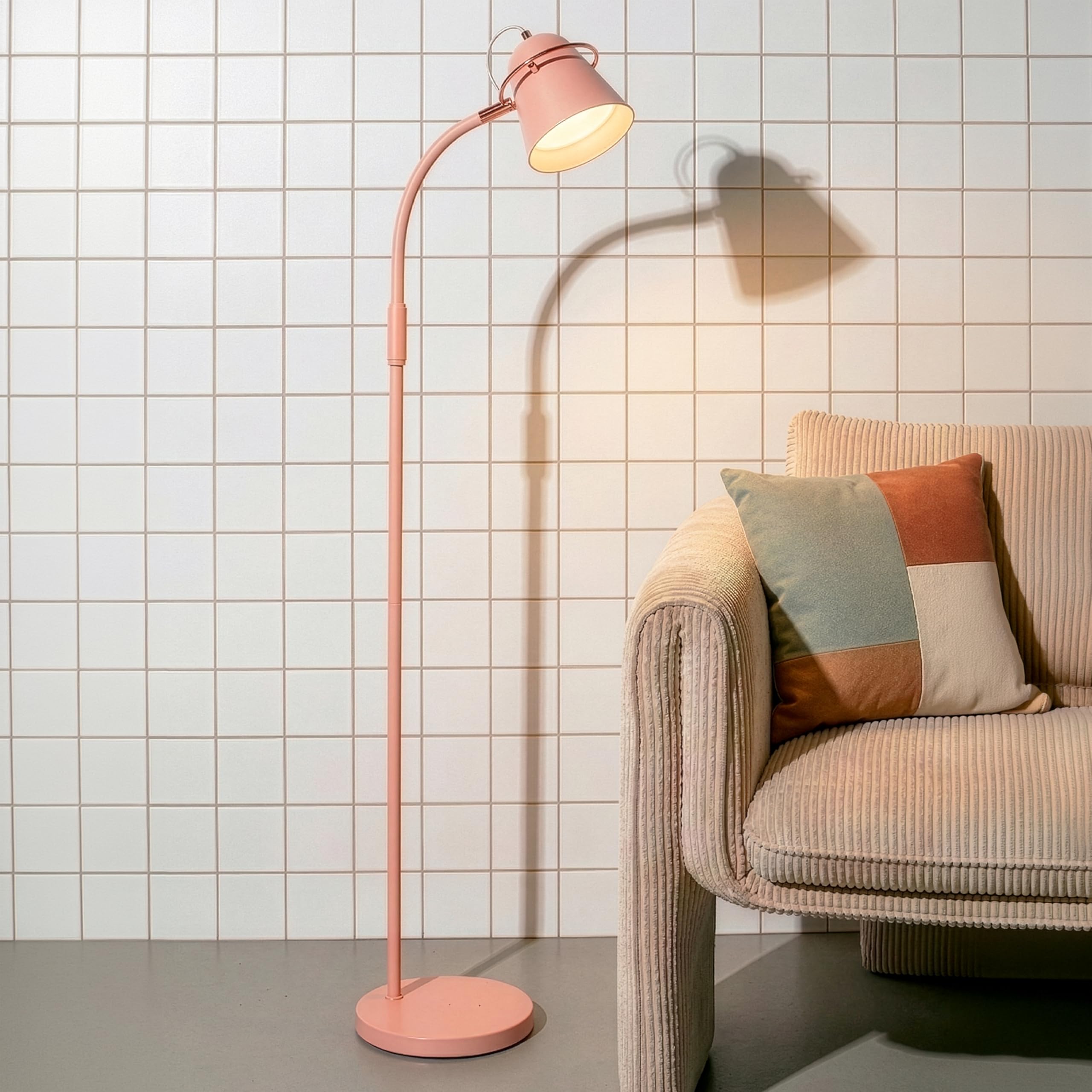 Brightech Zoey LED Floor Lamp - Flexible, Bright Standing Task