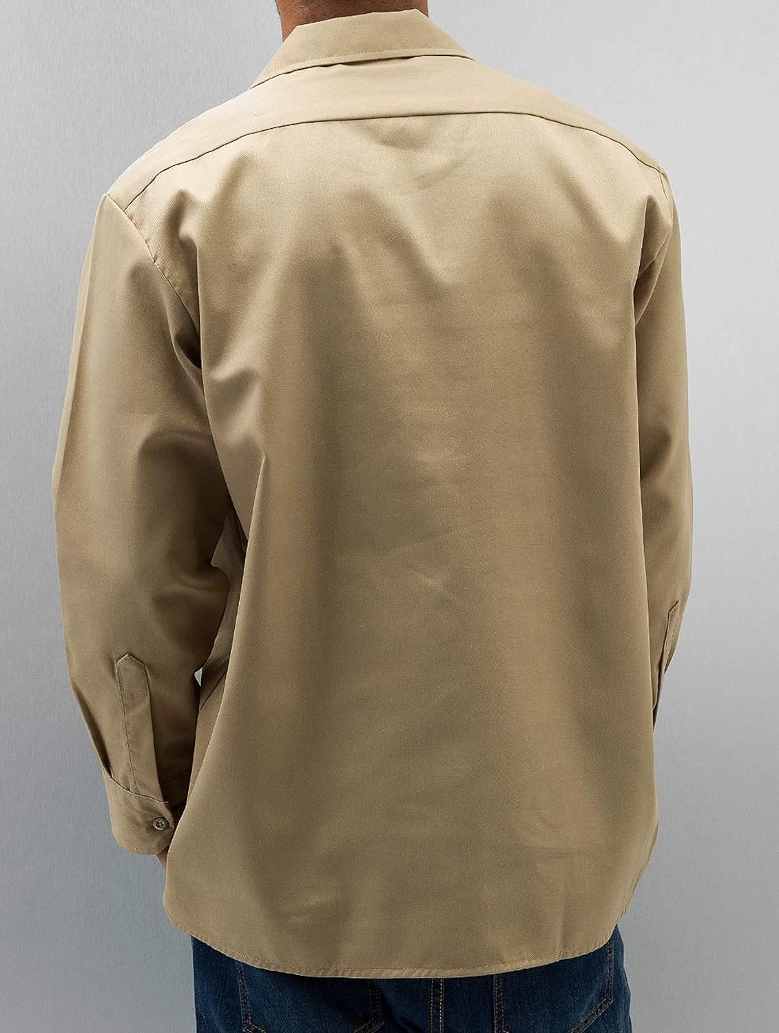 Dickies Men's Big-Tall Long Sleeve Work Shirt, Khaki,XXT - Image 2