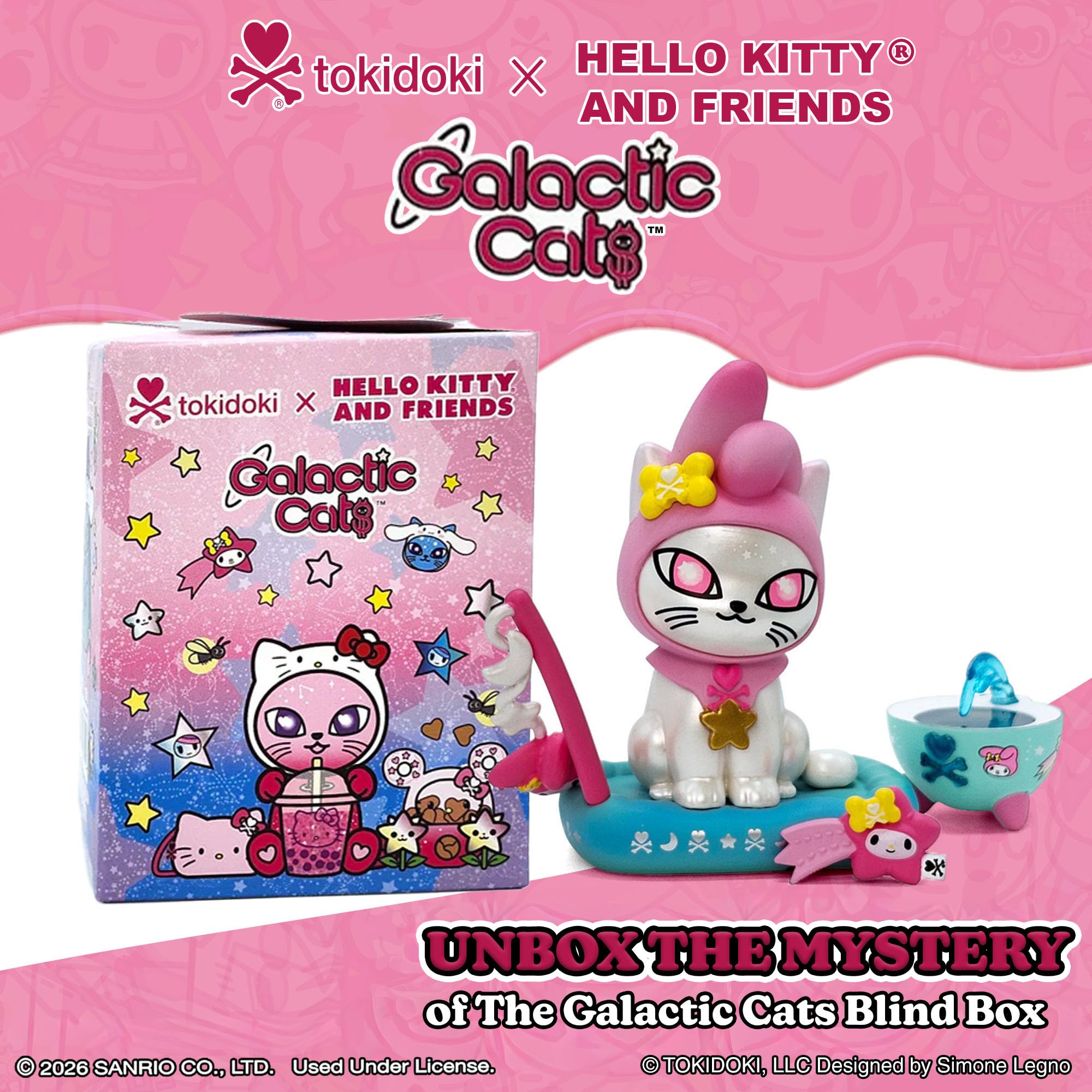 Amazon.com: tokidoki™ x Hello Kitty® and Friends Galactic Cats