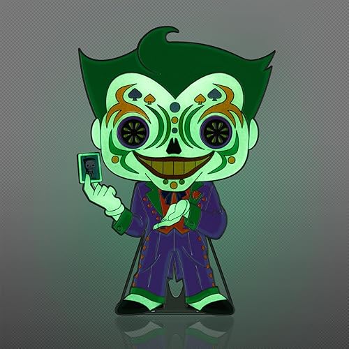 Miniatura 4 de Funko Pop! Pin DC Comics Dia De Los DC - El Joker brilla en la oscuridad