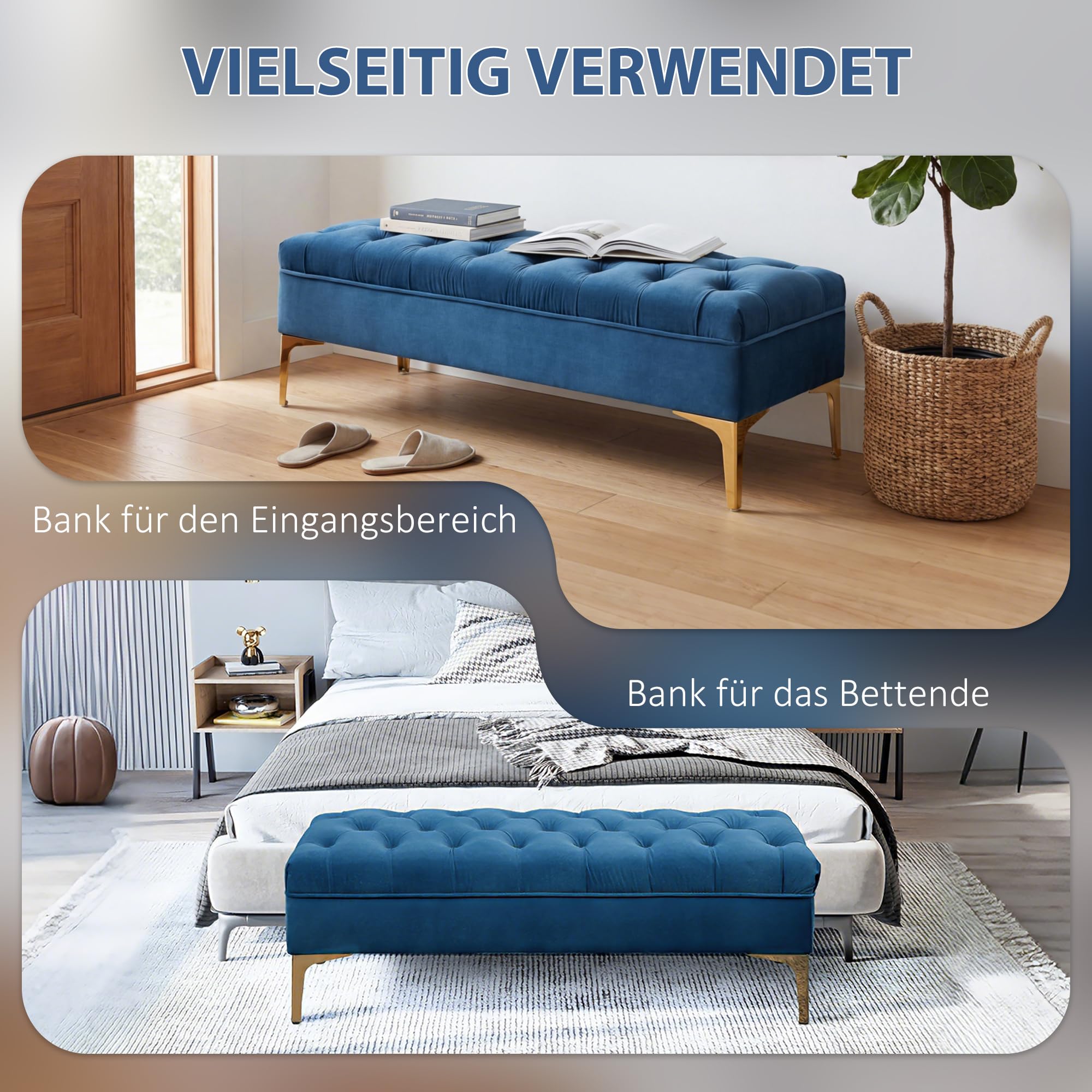 HOMCOM Vintage Design Zitbank, Schoenenbank Met Verborgen Opbergruimte Kasjmier Look Beige Zwart~1j6deph203o01