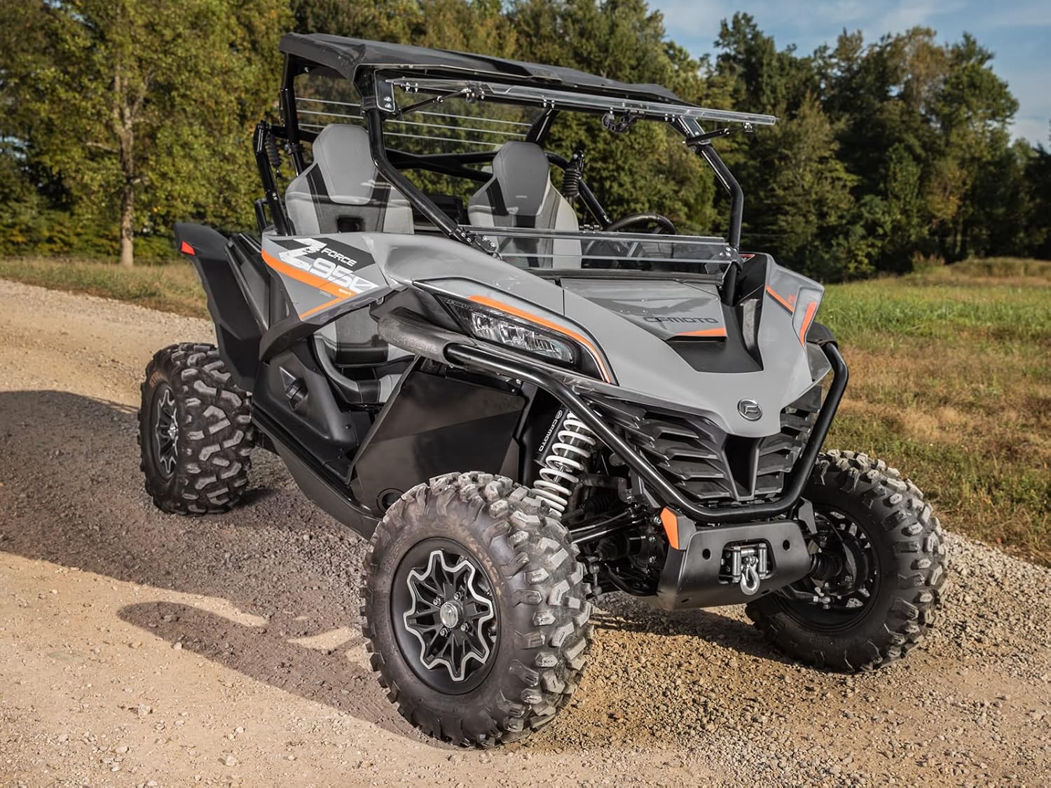 SuperATV Black Inner Fender Guards for CFMoto ZForce 950 | 1/8" Aluminum Plating | 5X Stronger than Factory Firewall | Bolts Directly to Frame | Includes 1 Pair