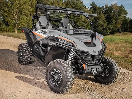 Miniatura 3 de SuperATV Protectores de guardabarros interiores negros para CFMoto ZForce 950  Chapado en aluminio de 18 pulgadas  5 veces más fuerte que el
