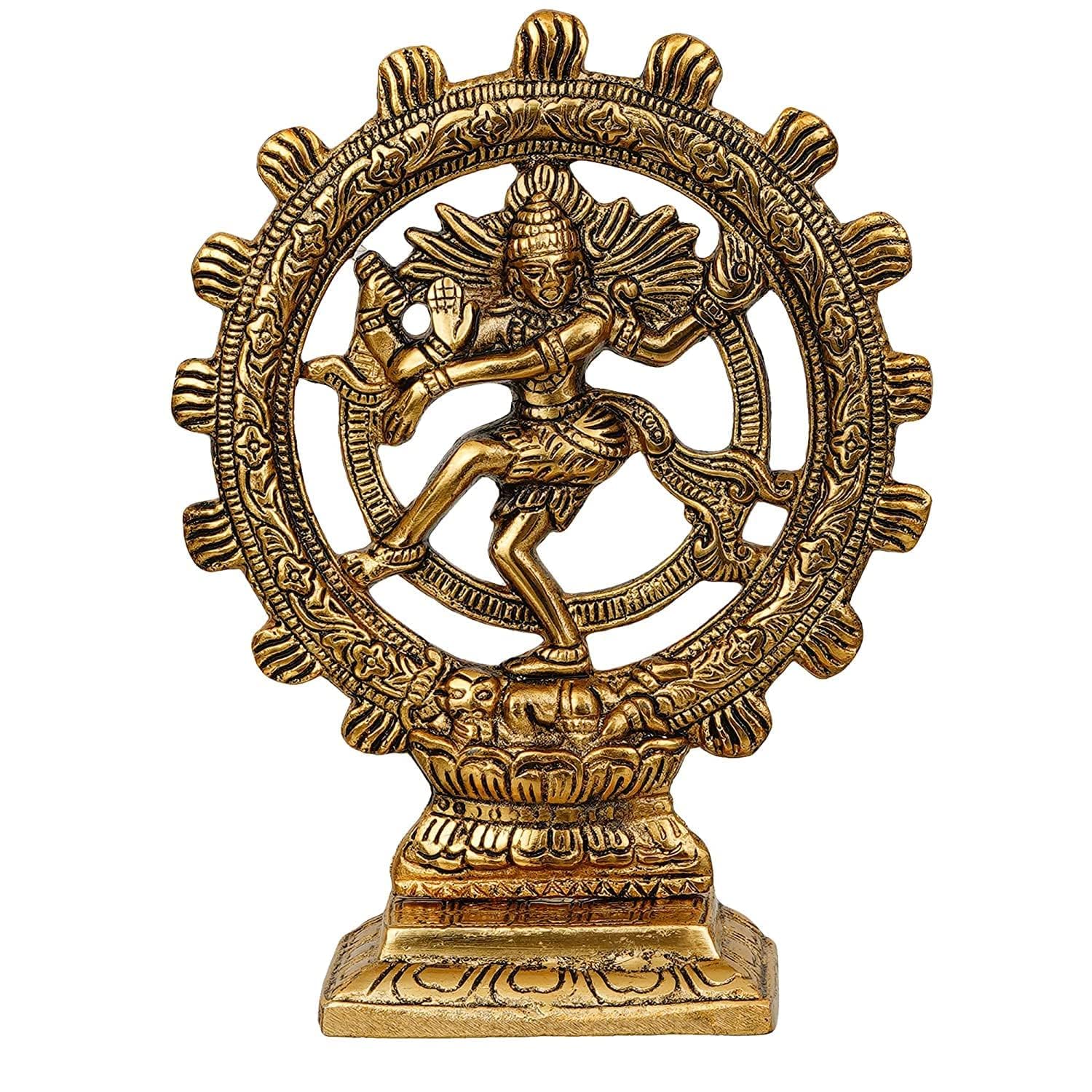 EXPORT STOREHandcrafted Metal Lord Shiva Dancing Natraj Nataraja Statue Showpiece Sculpture for Home and Puja Decor nataraj Statue for Home