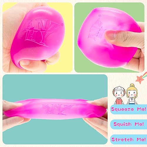 Miniatura 3 de Cubo de estrés para niños y adultos, juguetes esponjosos rellenos de gel para aliviar el estrés de los niños, cubo de alta densidad para estudiantes