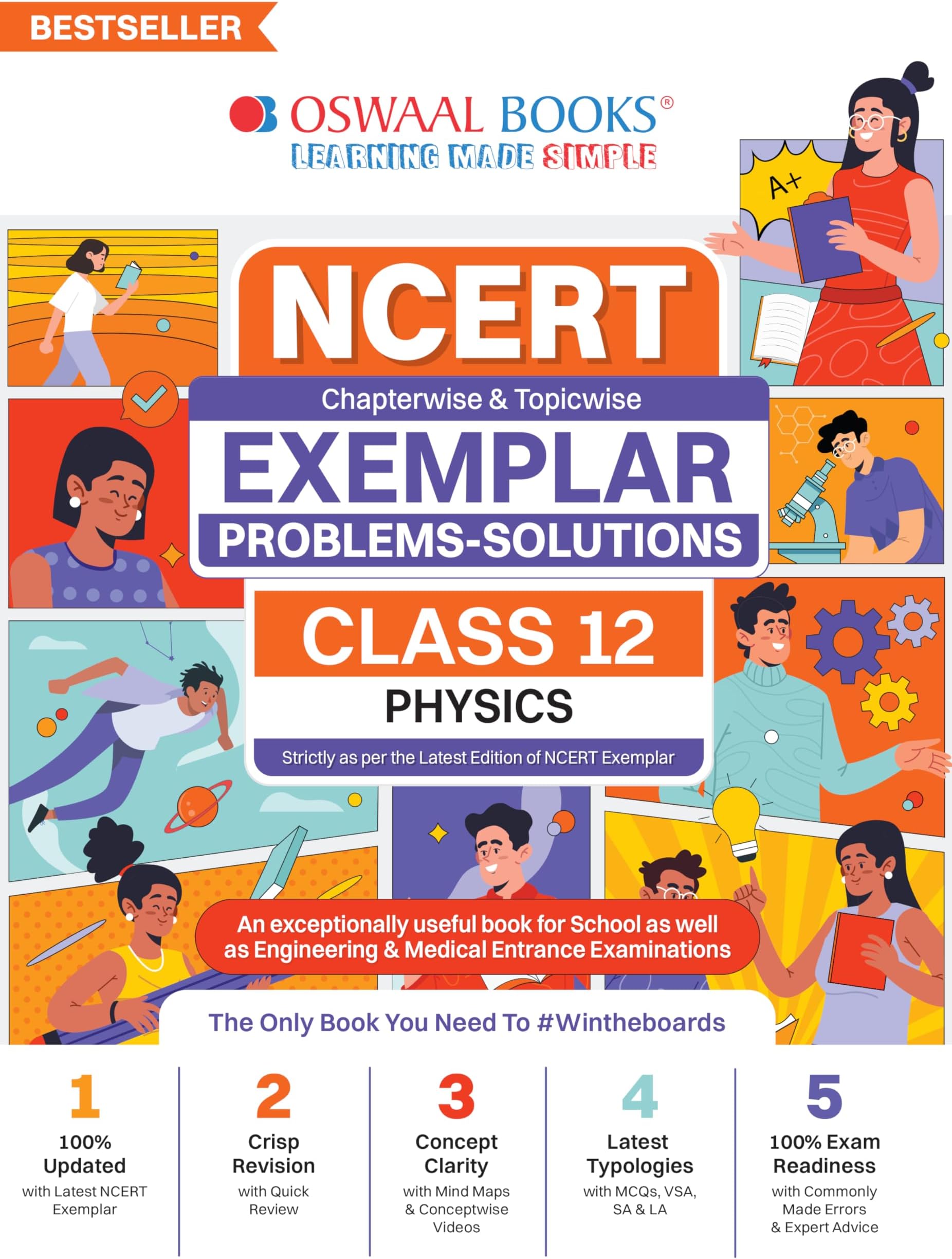 Oswaal NCERT Exemplar (Problems - solutions) Class 12 Physics Book Oswaal Editorial Board