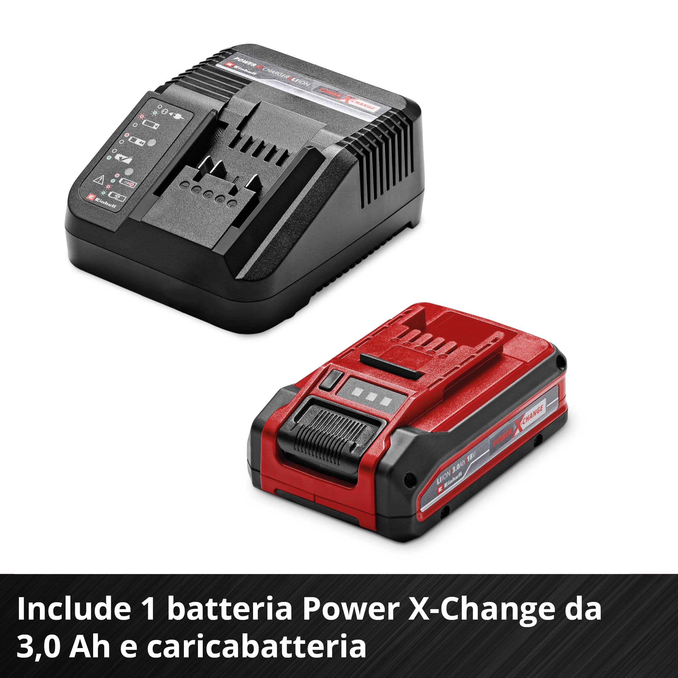 Tassellatore Einhell Professional TP-HD 18/28 Li BL +4 (1x 3,0Ah+) Power X-Change (18 V, Brushless, 3 J, SDS-plus, 4 funzioni, accessori, batteria da 3,0 Ah + caricabatterie)