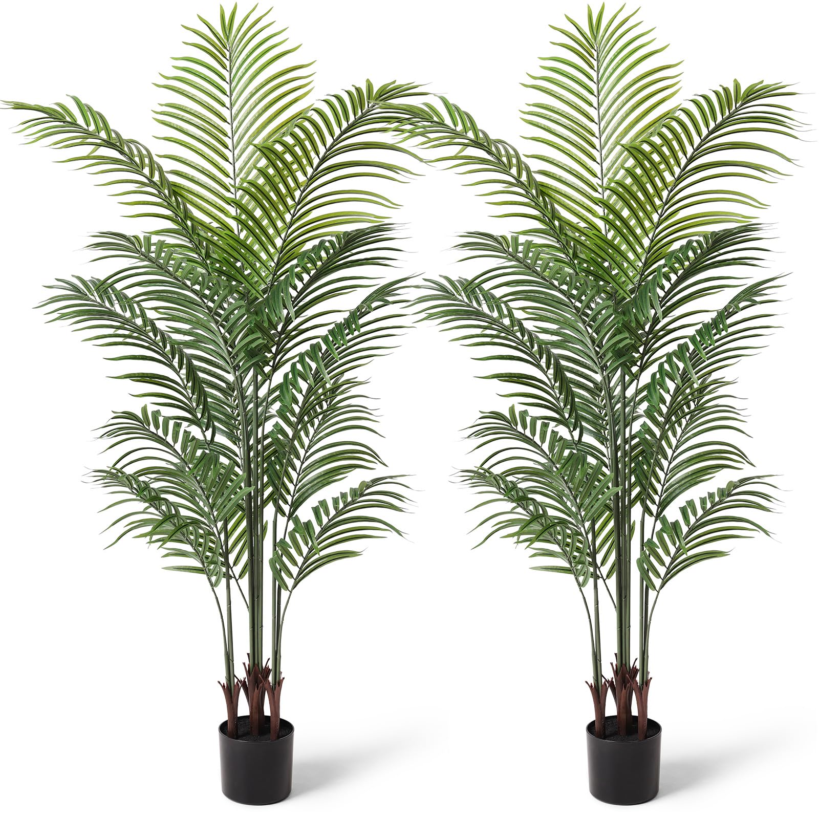 Künstliche Palme 170 Cm Im Topf – Kunstpflanze Wie Echt Für Wohnzimmer, Balkon & Büro