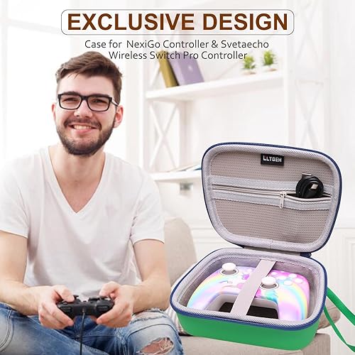 Vista 55 de LTGEM Controller Case Compatible with Xbox Core/Xbox Elite Series 2 Core/PlayStation DualSense/GameSir G7 SE/PowerA Gaming Controller, Blue