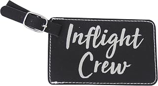Inflight Luggage Tags, Flight Attendant Luggage Tags, Set of Two