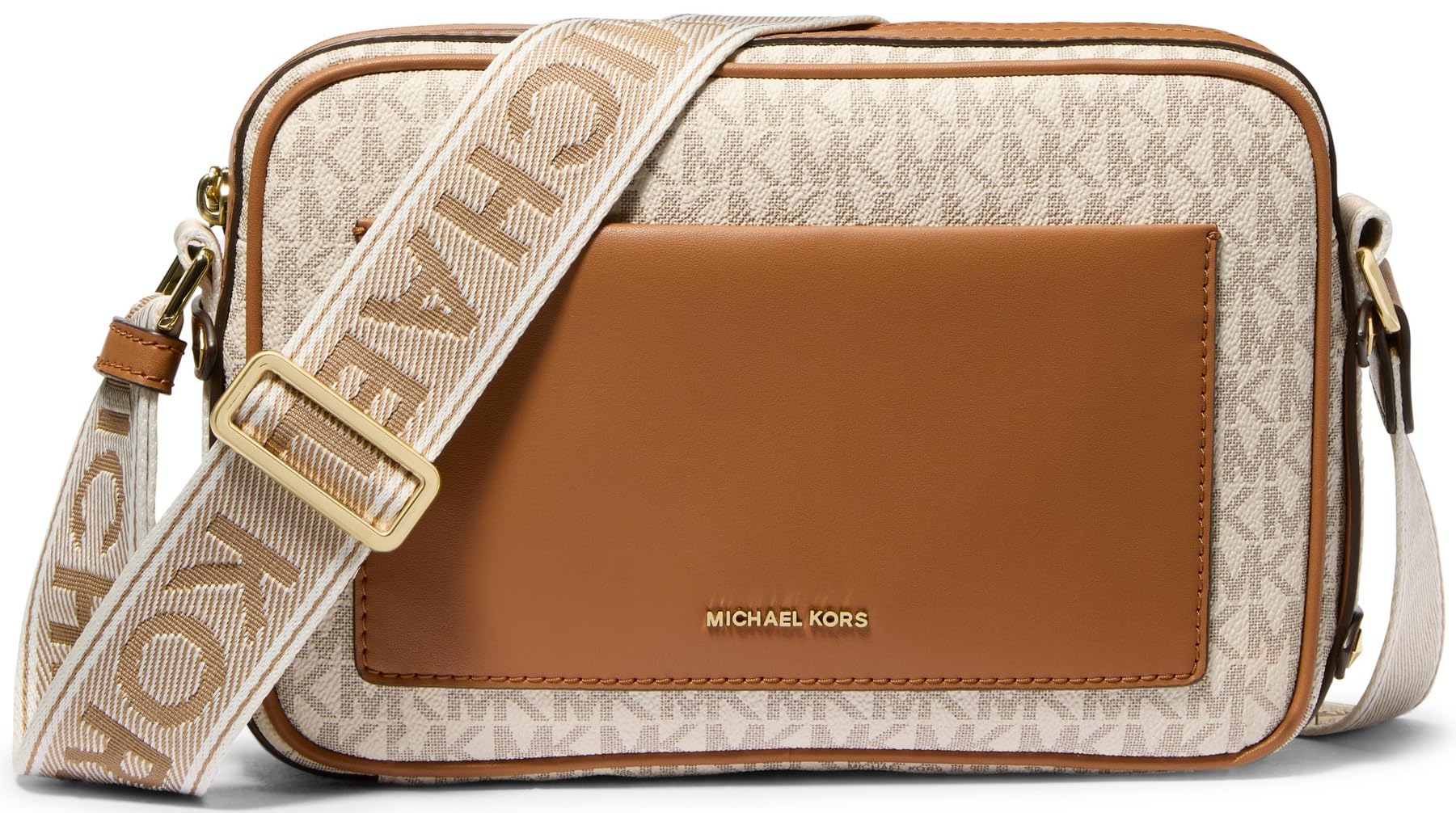 Michael Kors 32R5G5VC9B-149 LG EW PCKT XBODY Female VANILLA/ACRN Size One Size