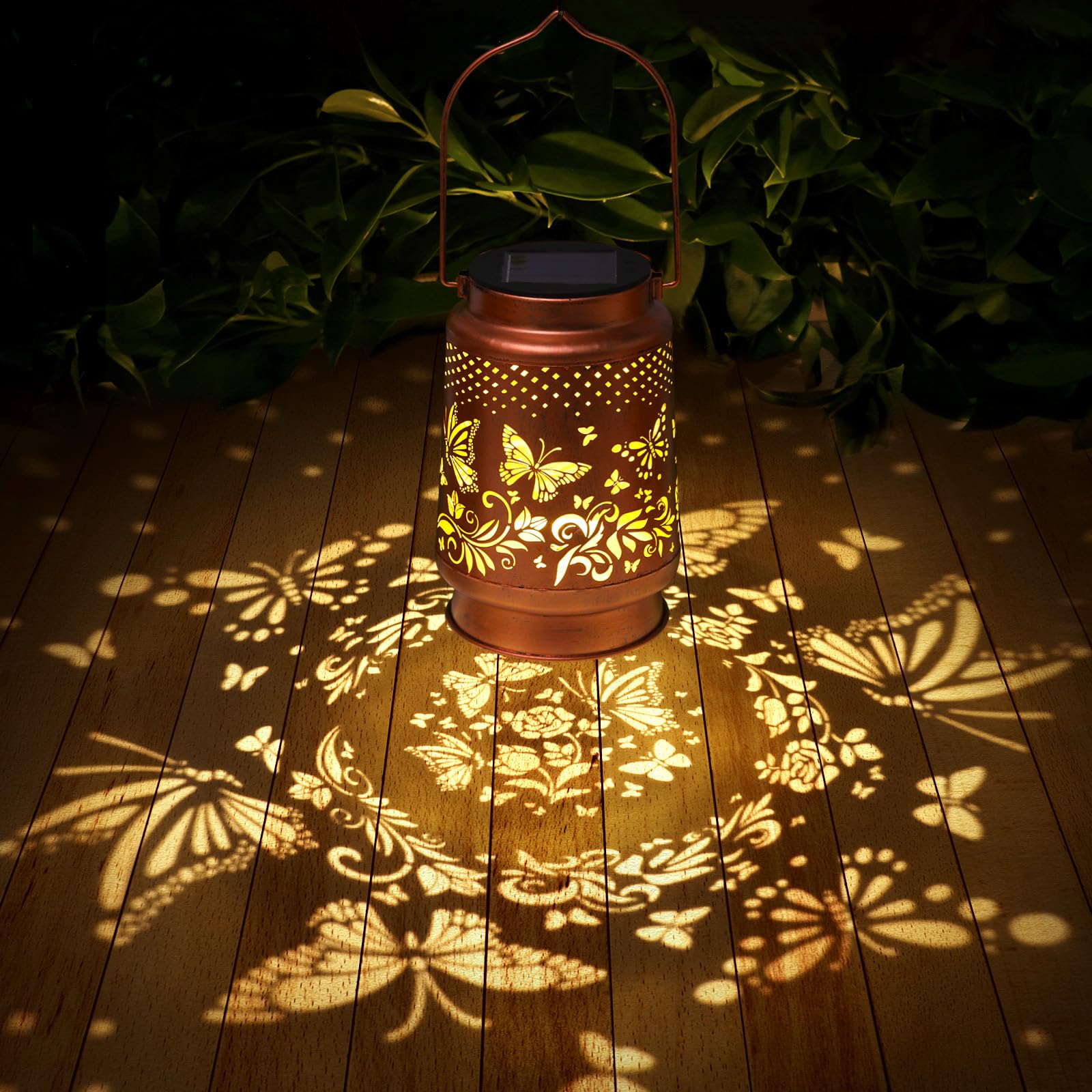 Amazon.com: Solar Lanterns Outdoor Waterproof Butterfly Garden