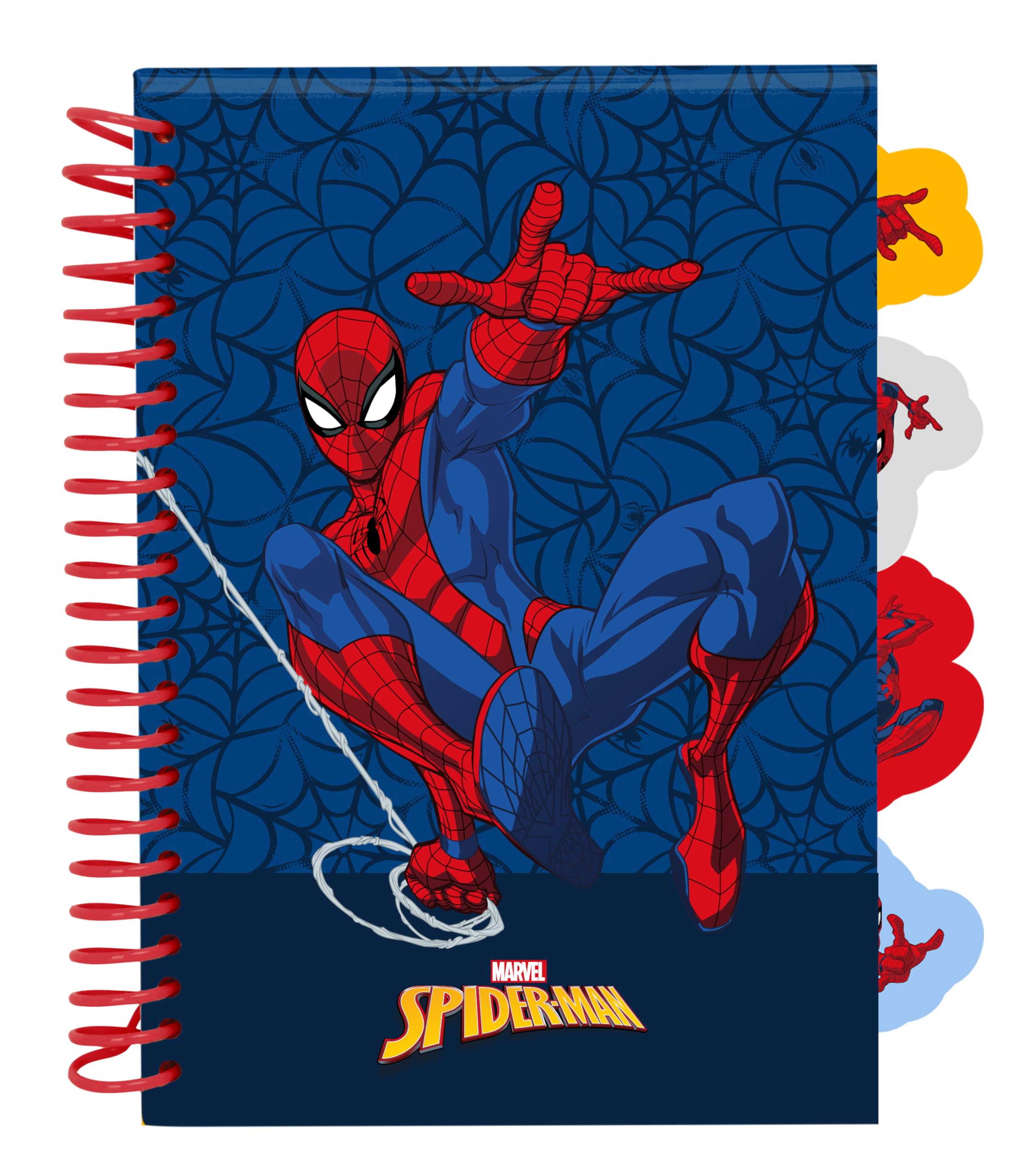 SPIDERMAN – Notepad A5, Notebook, Notebooks, Ideal for School Ages, Comfortable and Versatile, Quality and Resistance, 14.8 x 21 cm