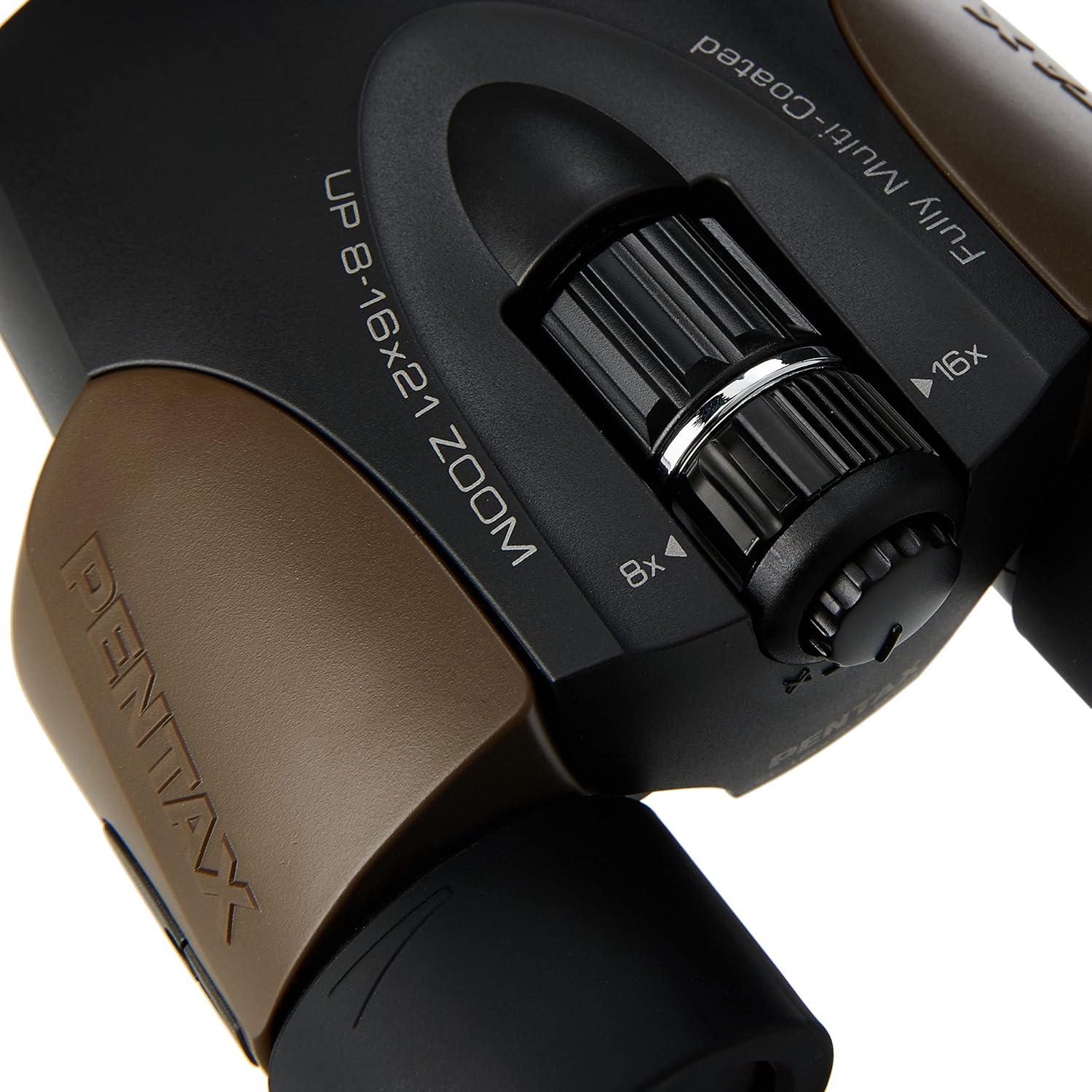Pentax UP 8-16x21 Brown Binoculars (Brown)