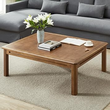 Board Game Coffee Table with Removable Table Top, Seats 4 Players with 3ft-7in x 2ft-9in Play Area, Includes Play Mat and Detachable Cup Holders, Minimal Assembly Required