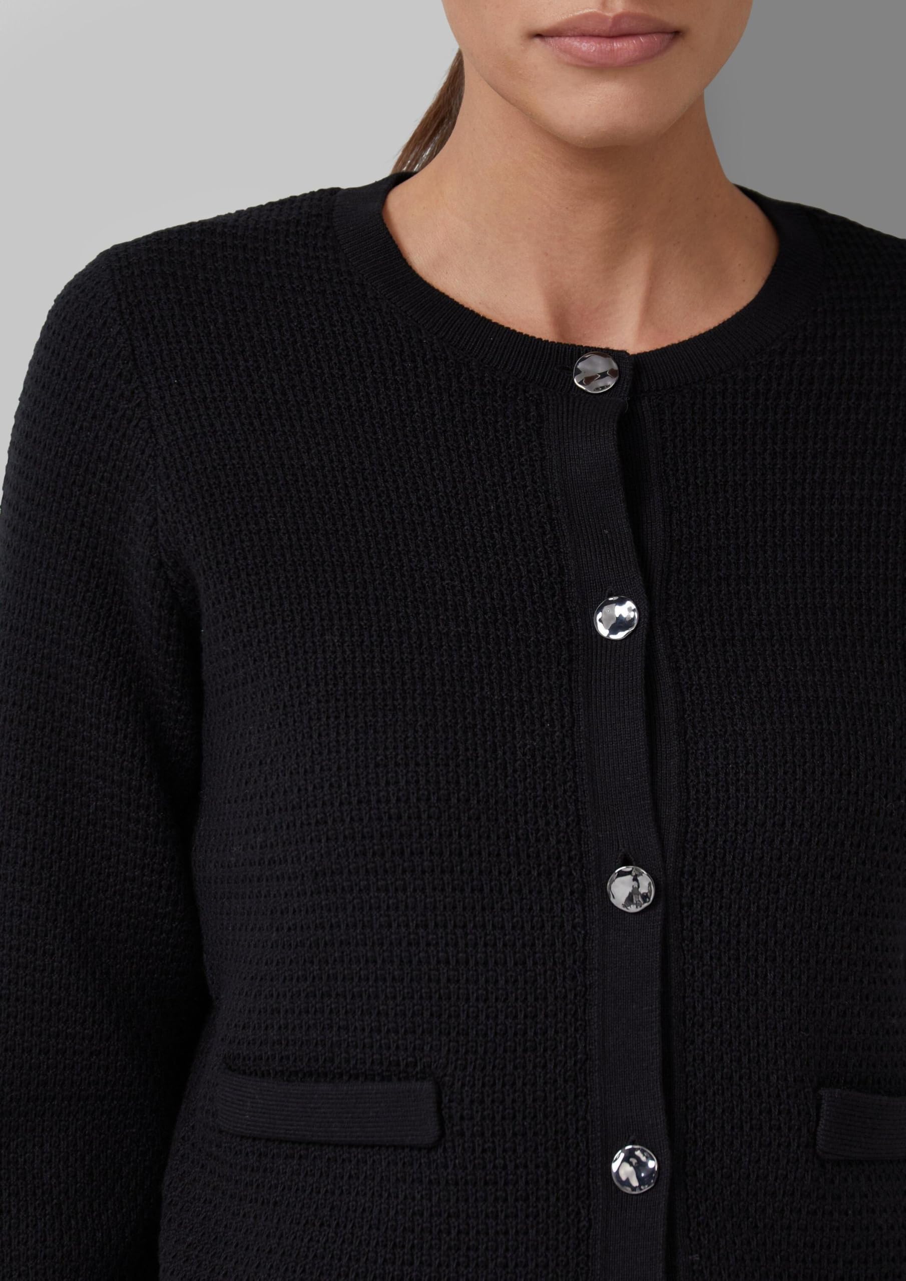 s.Oliver Schwarz LABEL Cardigan