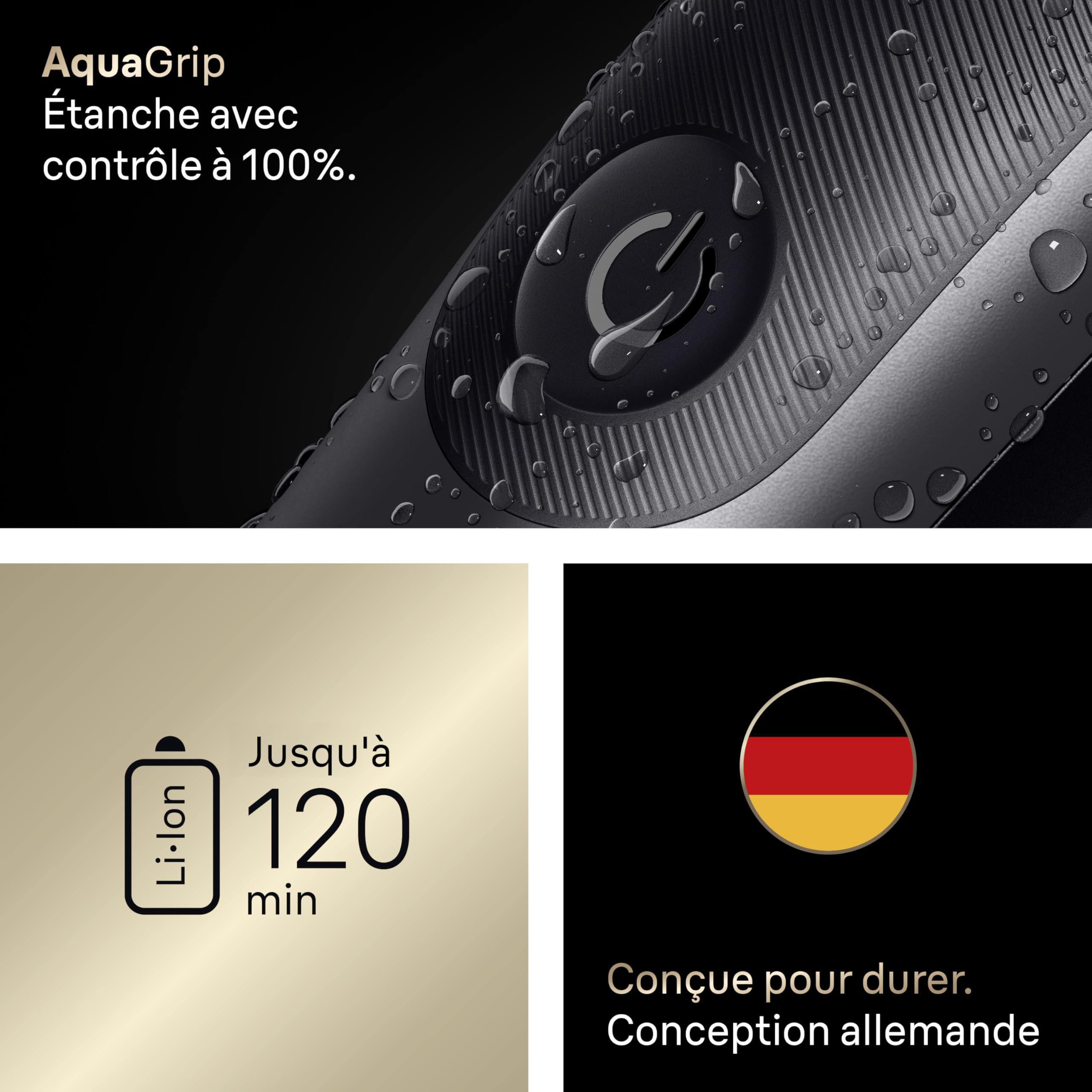 Braun Tondeuse Homme, Tout-en-Un Series 9 AIO9545 Gris