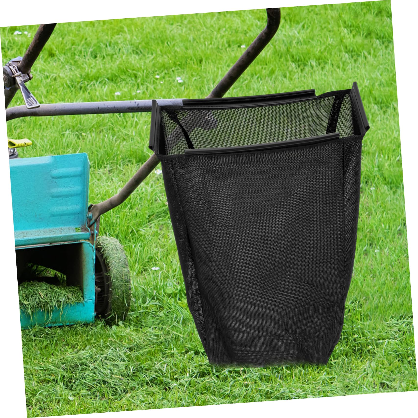 Paquet Collecteur D’herbe Noir pour Tondeuse à Gazon, Nylon Ajustable