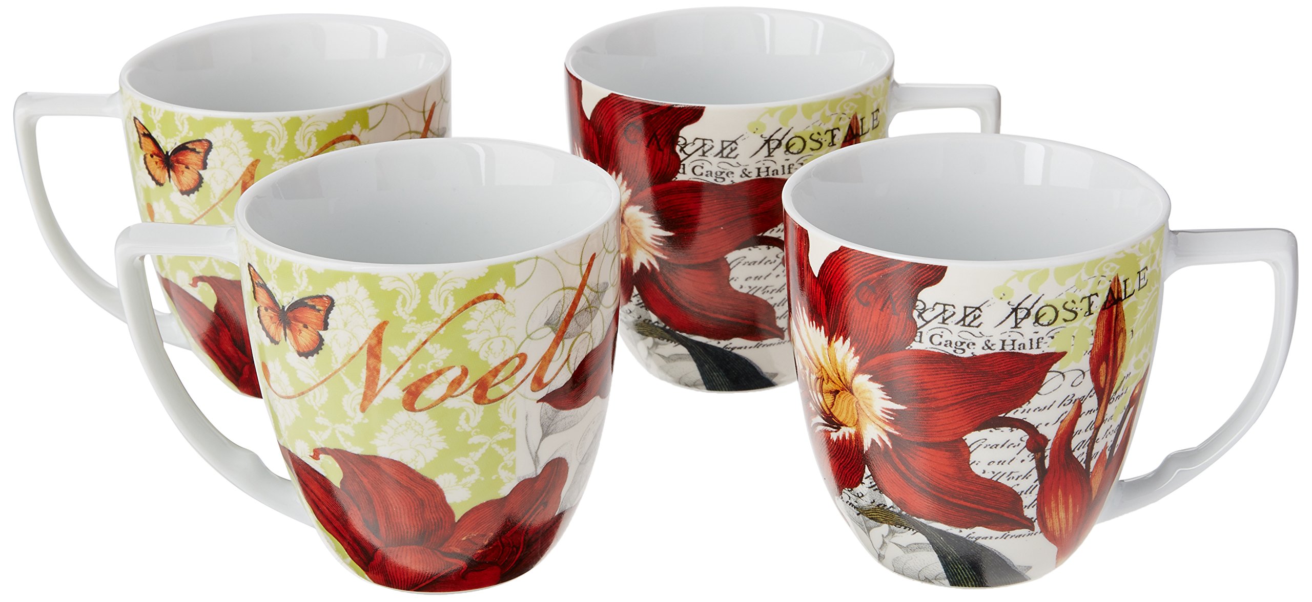 Buy Waechtersbach Accents Traditions Mugs, Noel, Set of 4 Online at Low  Prices in India - Amazon.in