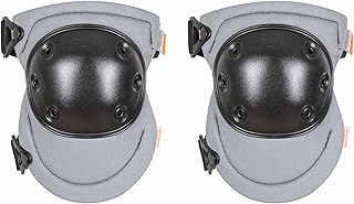 ALTA 50902 AltaSAFETY AltaPRO Fire Retardant Knee Protector Pad, AltaLOK Fastening, Hard Cap, Round, Black