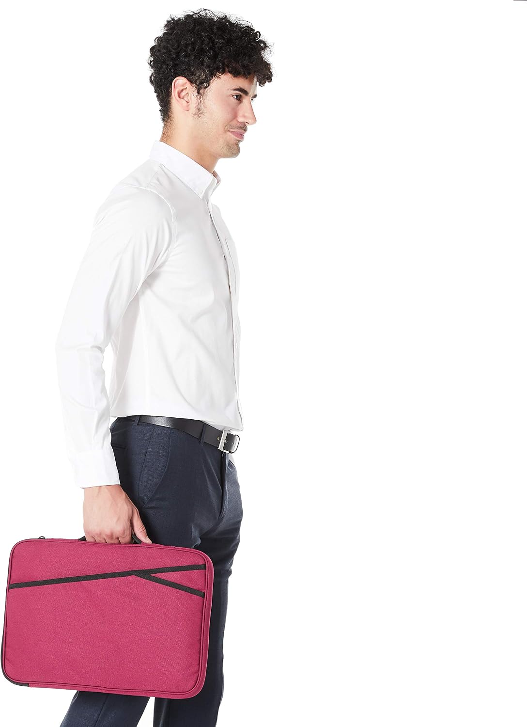 Amazon Basics Laptop Case Sleeve Bag - 15-Inch, Maroon