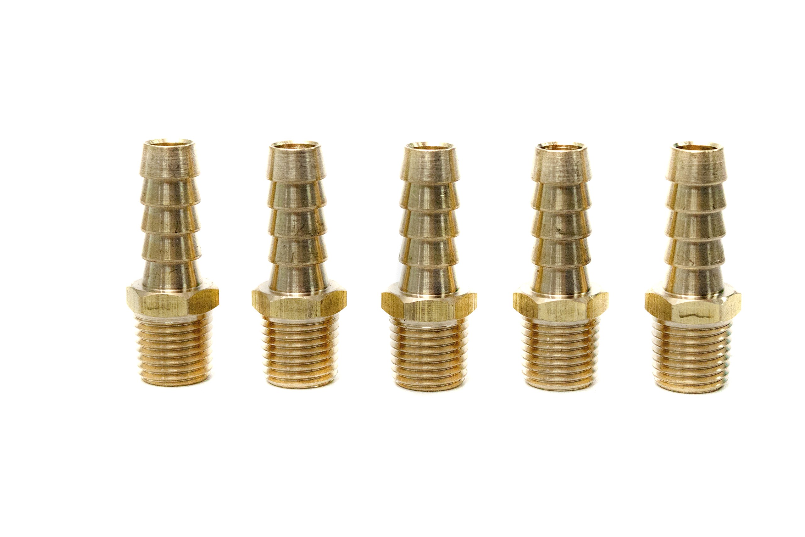 LTWFITTING Red Brass Pipe Fitting, Nipple, 3/4 Inch NPT Male X 5 Inch - View #8