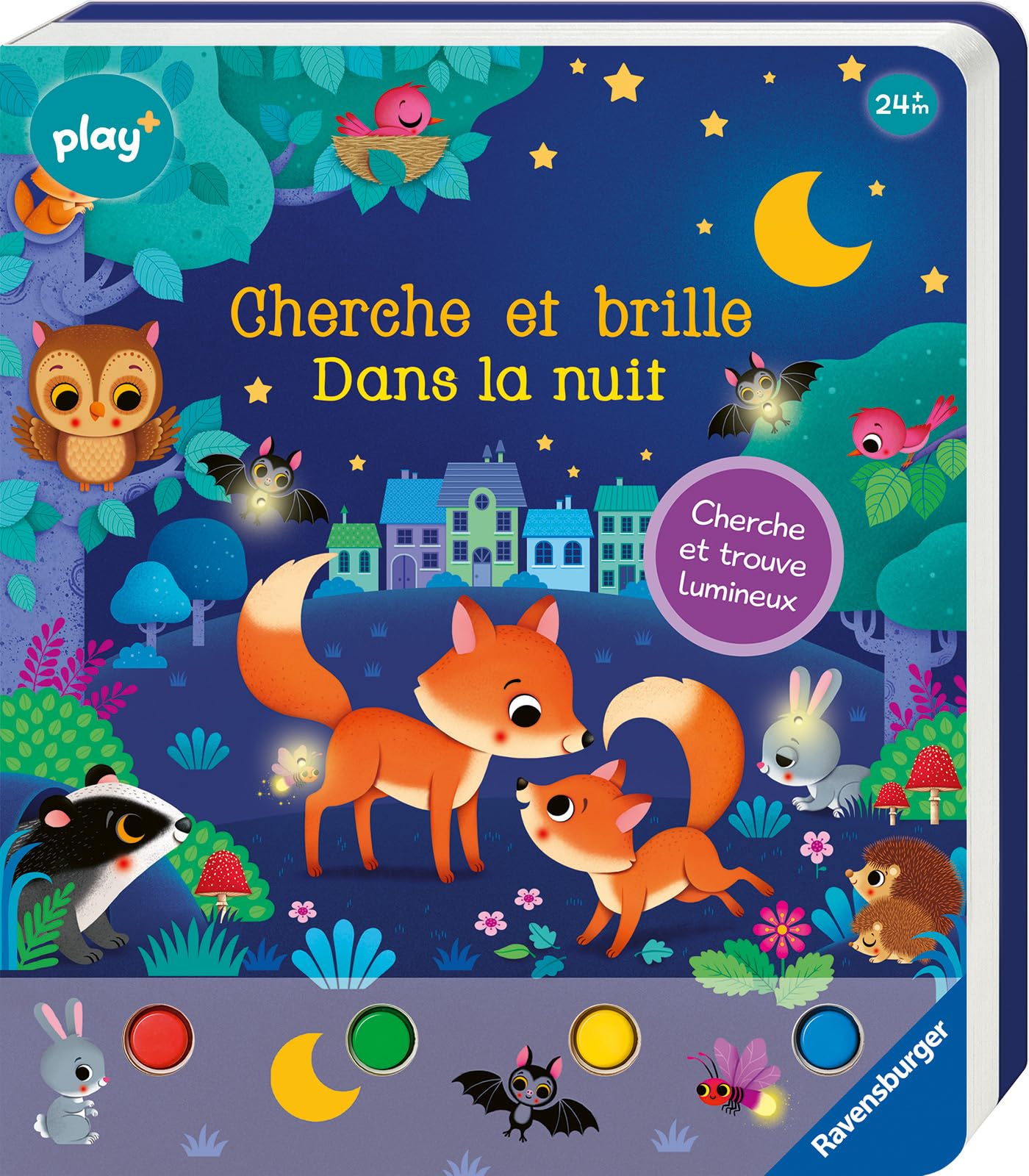 Cherche et brille - Dans la nuit: Cherche et trouve lumineux