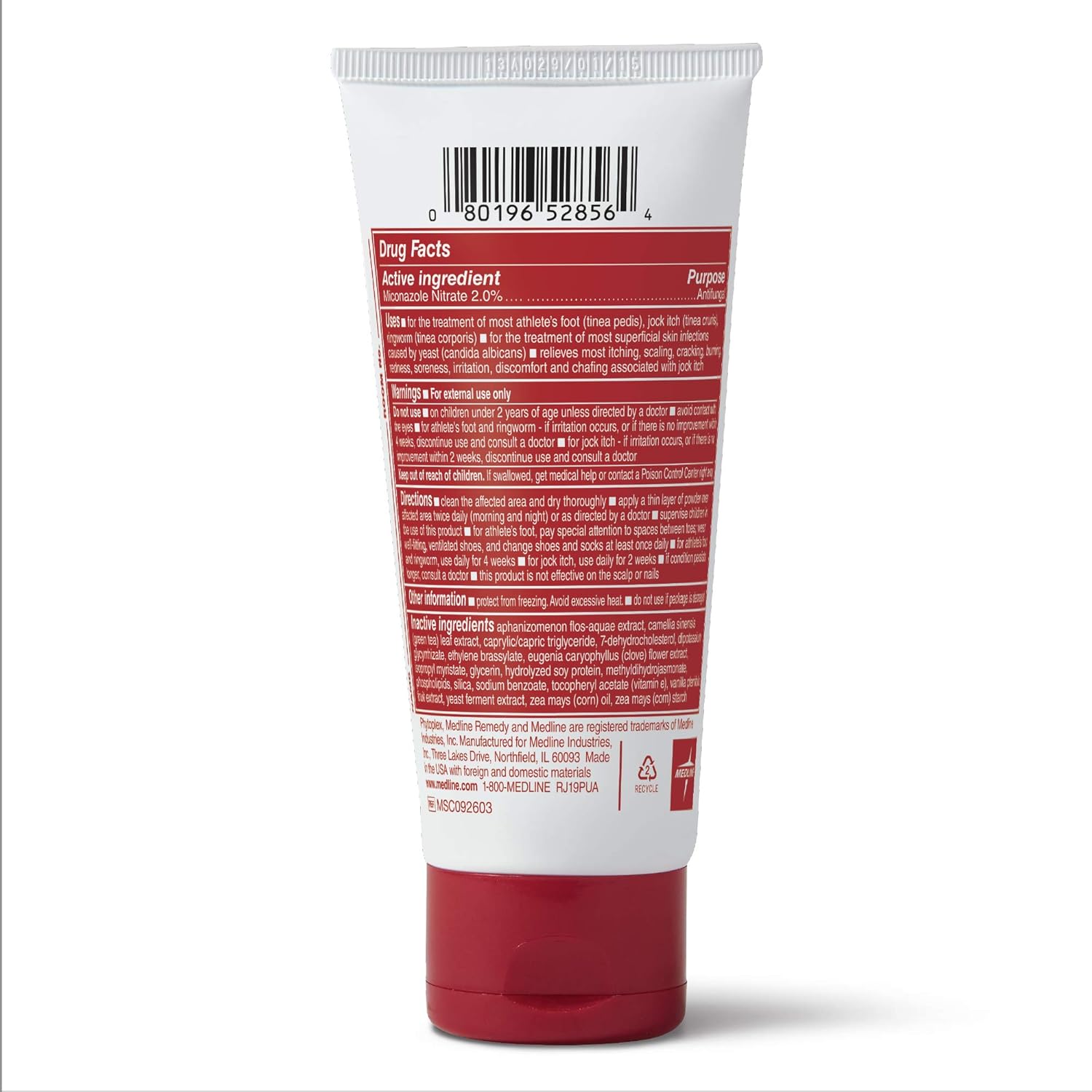 Medline MSC092625 Remedy Phytoplex Antifungal Ointment, 2.5 oz, Clear (Pack of 12) : Health & Household