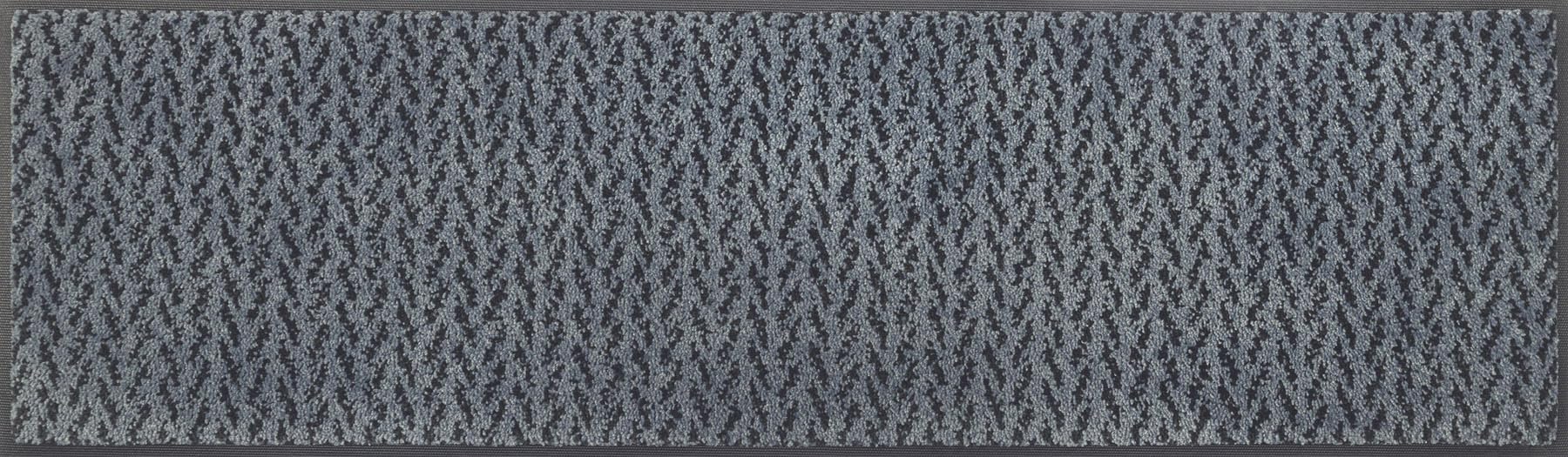 wash+dry doormat, Duo Denim 35x120cm, inside and outside, washable