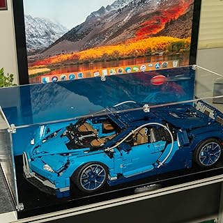 アクリルディスプレイボックス,ビルディングブロック42083 レースカー専用アクリルディスプレイボックス(レゴテクニックカーと1:8モデルカーと互換性あり )防塵設計, UVカット機能付き, 収納ケース ,強化構造でモデルを守る (ディスプレイケースのみ、模型なし)