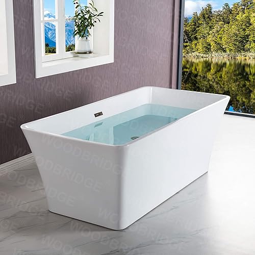 Miniatura 7 de WOODBRIDGE B-0004 Bañera blanca