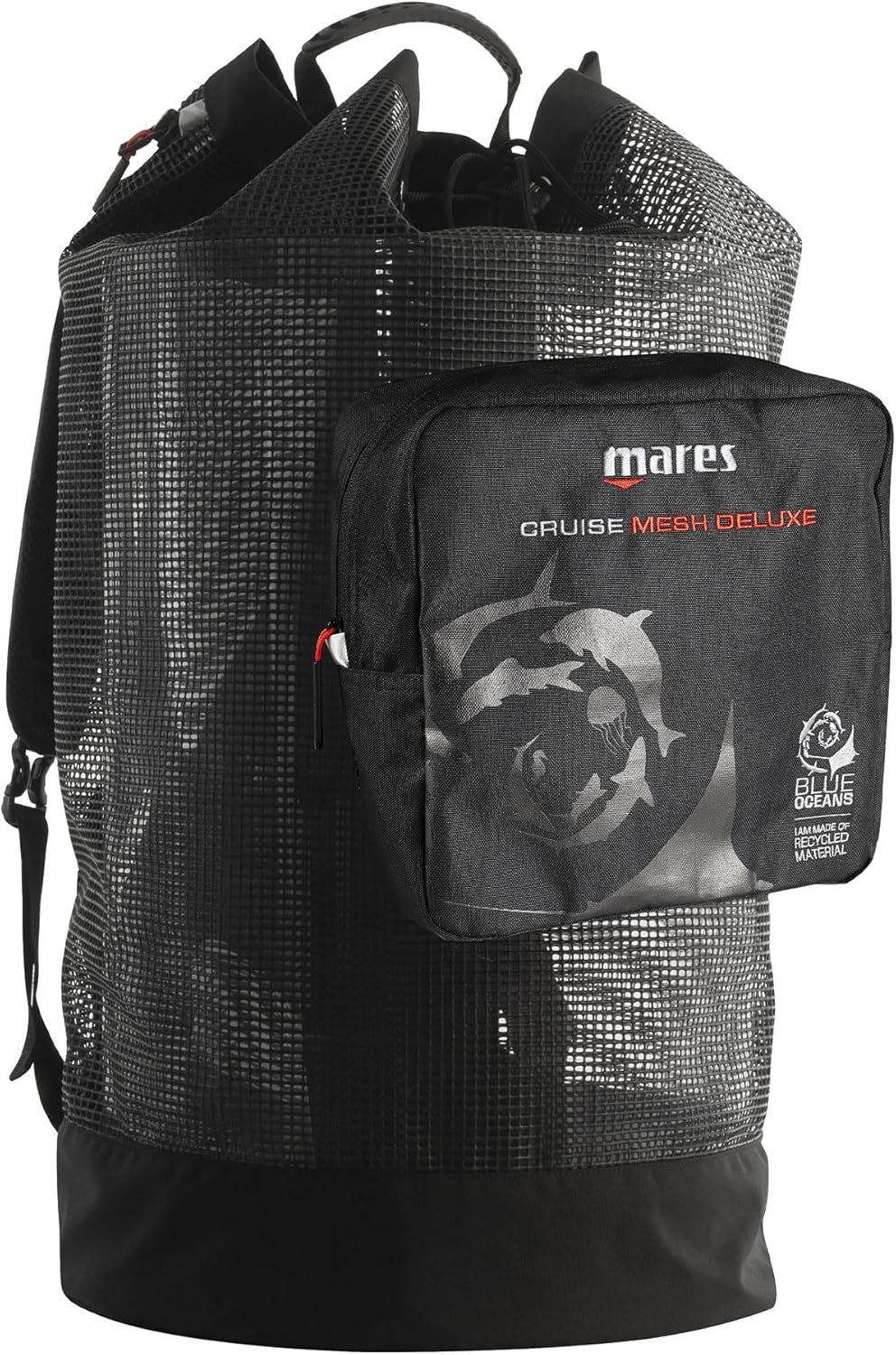 Mares Cruise Backpack Mesh Deluxe (415440) | 114-Liter Lightweight Compact Travel Bag w/Shoulder Straps | Dive Gear Storage