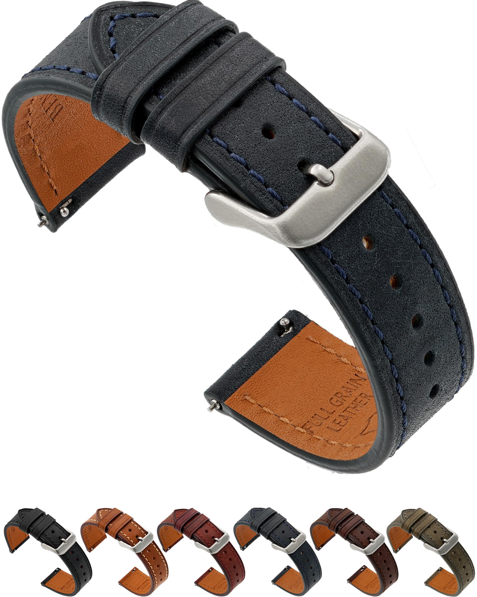 Benchmark Leather Watch Band