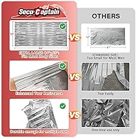 Vista 3 de SecuCaptain Survival Emergency Thermal Blankets: Extra Large 84” x63” Space Mylar Blanket Kit for Outdoor Cold Winter Camping Hiking Car Bug Out Bag