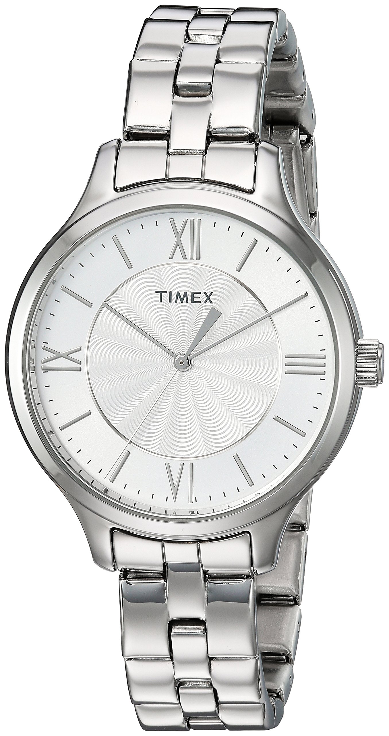 TIMEX Womens Peyton Stainless Steel Bracelet Analog Watch, Silver (B01N9V1TM4) Amazon Price History, Amazon Price Tracker