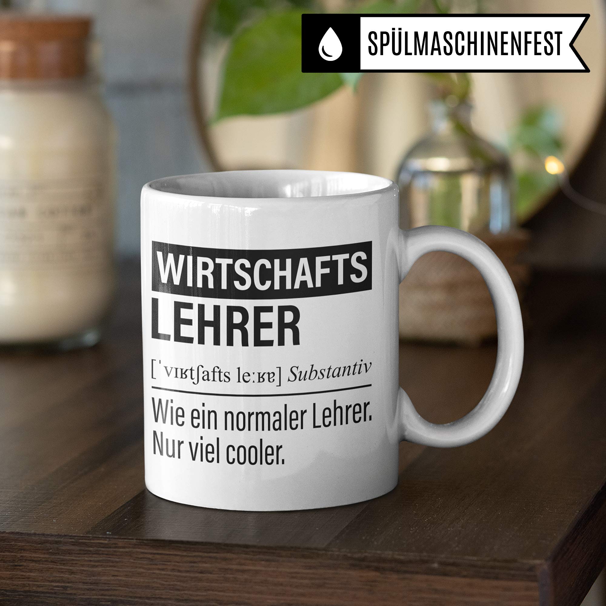 Geographielehrerin Tasse – Witziger Spruch 'Wie Ein Normaler Lehrer, Nur Viel Cooler', 330 Ml, Spülmaschinenfest