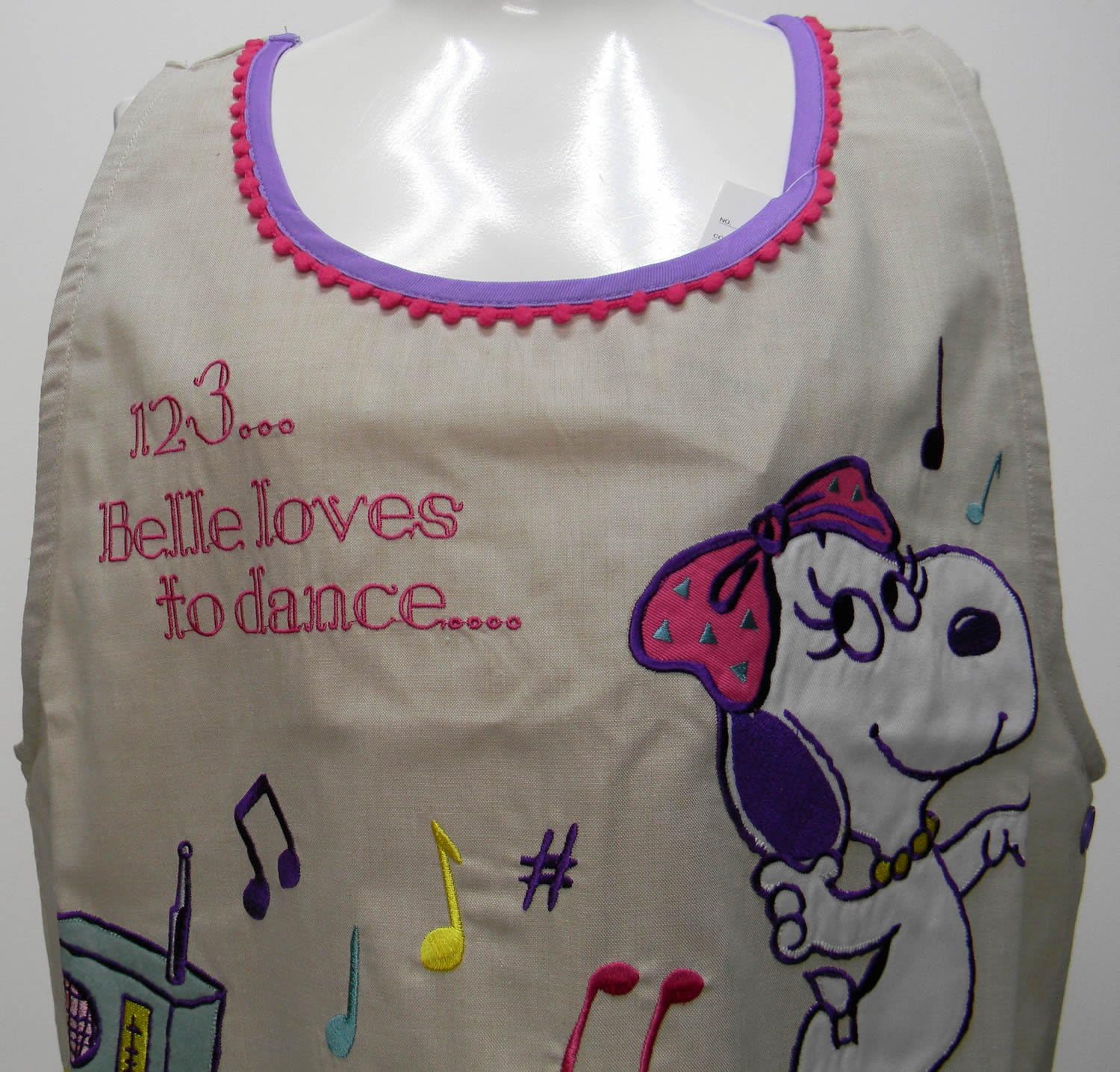 Amazon Co Jp スヌーピー ベル アップリケ エプロン ホビー 通販