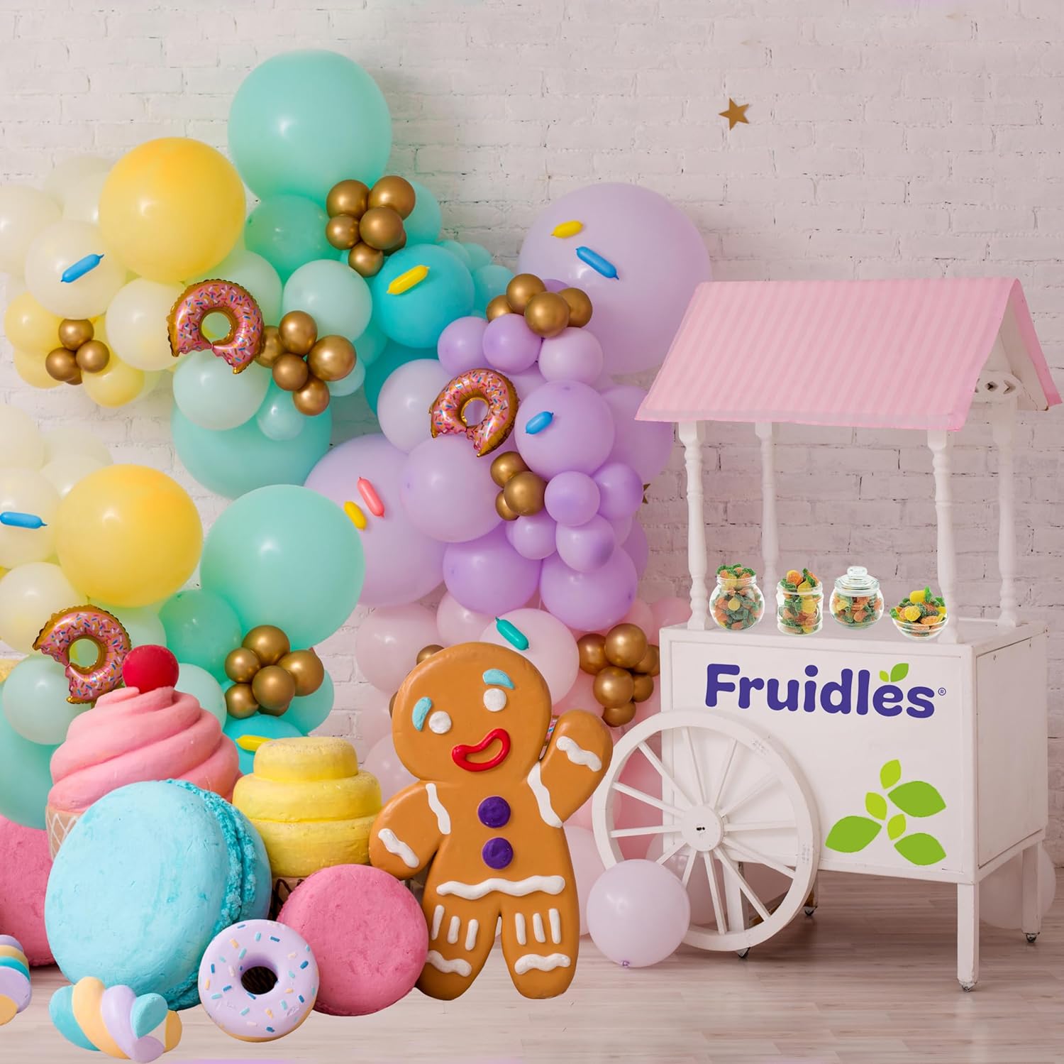 Fruidles Sour Pineapple Gummies Candy, Delicious Fruit Flavors Gummy (4.4 Pounds)