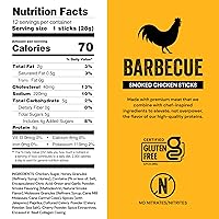 Vista 65 de Chef's Cut Real Chicken Honey Barbacoa Jerky, 2.5 onzas (paquete de 4)